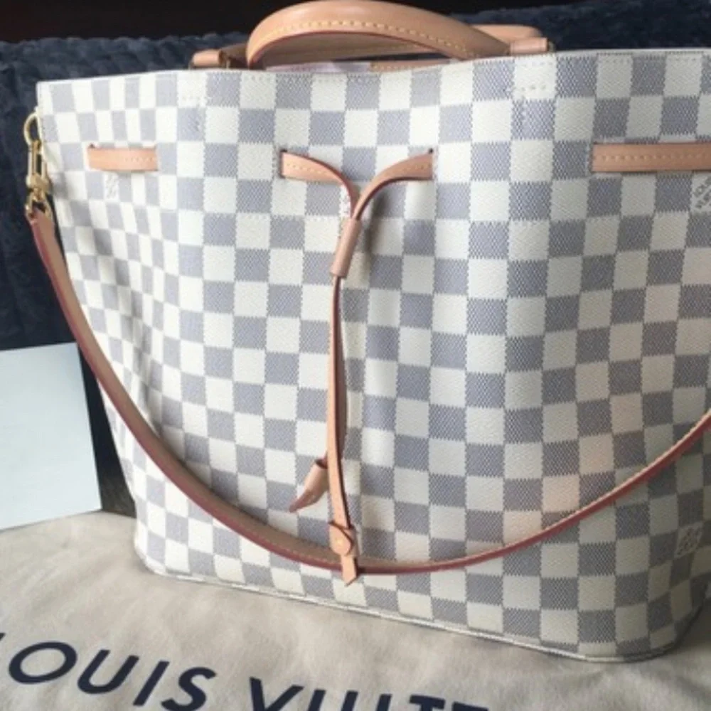 🌸💯Authentic LOuis Vuitton Girolata Bag & Emilie Wallet Bundle in Damier Azur🌸 - Picture 3 of 16